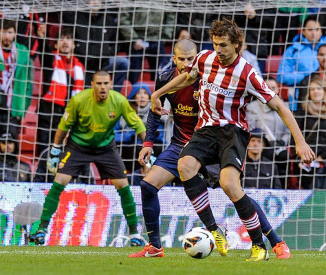 Barca y Real Madrid en la liga Española.