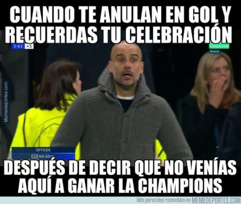 Los memes que no has visto y que destrozan a Pep Guardiola tras su eliminación en Champions
