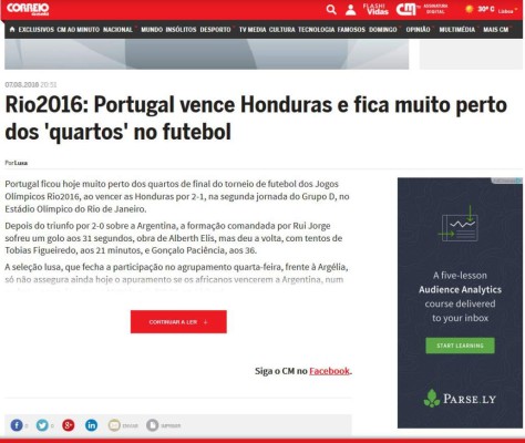 Prensa internacional: Inestabilidad defensiva quiebra a Honduras