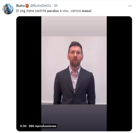 ¡Messi colgó un video pidiendo perdón al PSG y estallaron las redes con jocosos memes!