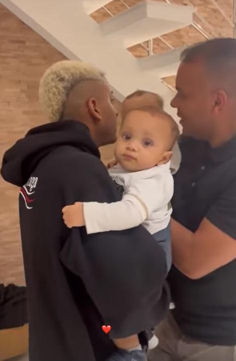 ¡Sorprendió a todos! El brasileño Rodrygo muestra por primera vez que es padre de gemelos y así es la madre de sus hijos