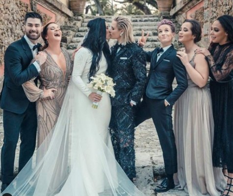 Dos jugadoras de la selección de Estados Unidos se casan con Rapinoe como dama de honor