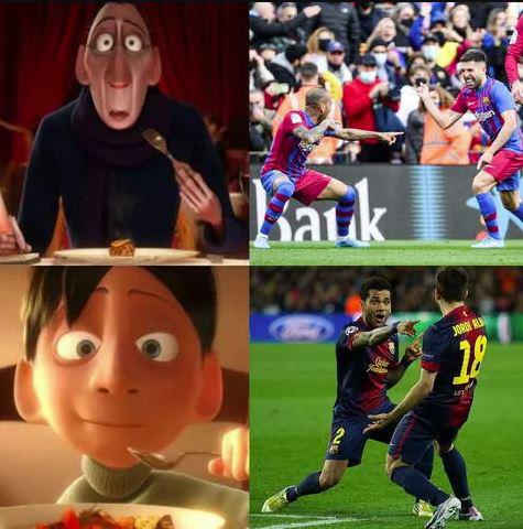 ¡Para reír! Los jocosos memes que exaltan a Dani Alves y Adama Traoré tras el triunfo del Barcelona ante Atlético