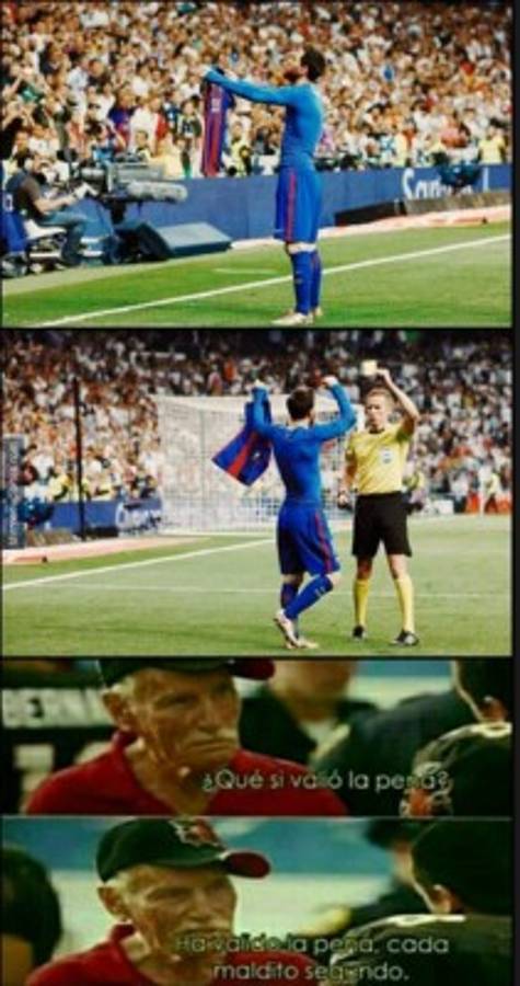 Los memes que siguen sobre Messi y su celebración en el Bernabéu