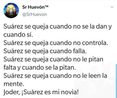 Los otros memes que 'liquidan' a Luis Suárez y el Barcelona por no ganarle al Lyon en Champions