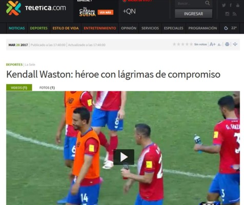 Como 'punto de oro' califica prensa tica empate ante Honduras