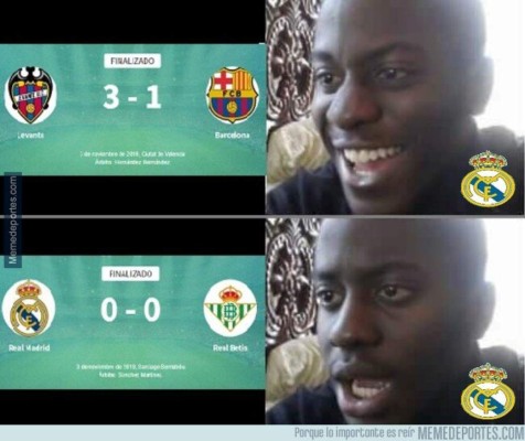 Barcelona y Real Madrid, víctimas favoritas de los memes más divertidos de la semama &nbsp;&nbsp;