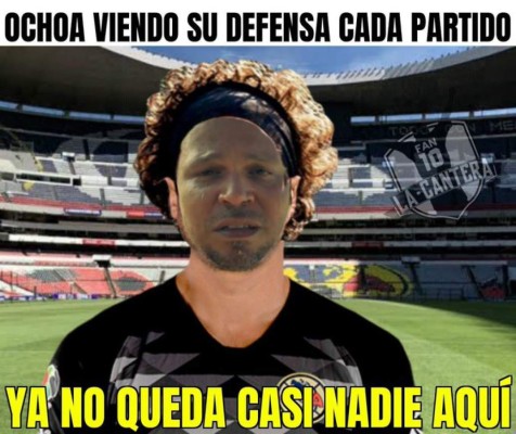 América, víctima favorita de los memes en la Liga MX tras ser goleado por Necaxa en el Azteca