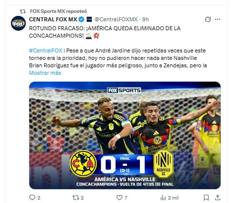 América, eliminado en el Azteca: El elogio al hondureño Najar en pleno juego y la crítica de Faitelson y la prensa mexicana