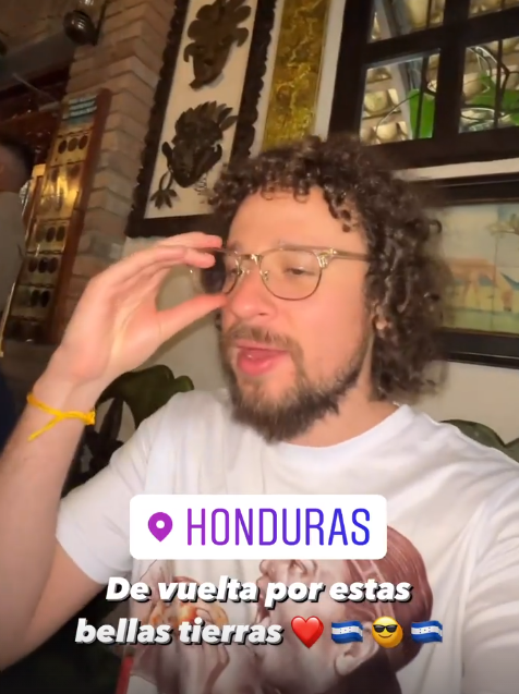 Luisito Comunica regresó a Honduras: aclara el motivo de su segunda visita y su rutina será diferente