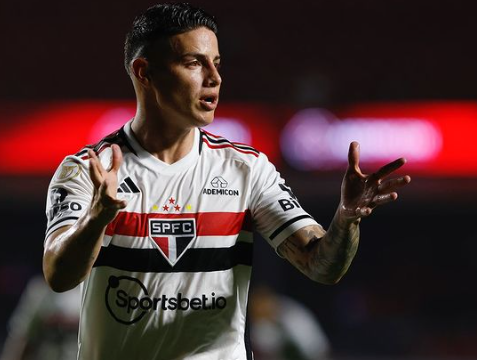 James Rodríguez se queda sin equipo otra vez: lo que ocurrió con el colombiano en Brasil y su increíble valor en el mercado