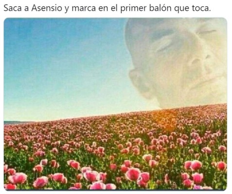 Asensio, el VAR y los divertidos memes de la goleada del Real Madrid ante el Valencia