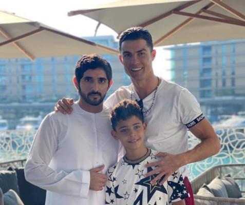 ¿Qué hacen? La prestigiosa amistad de Cristiano Ronaldo con el príncipe Fazza, dueño de Dubái&nbsp;&nbsp;