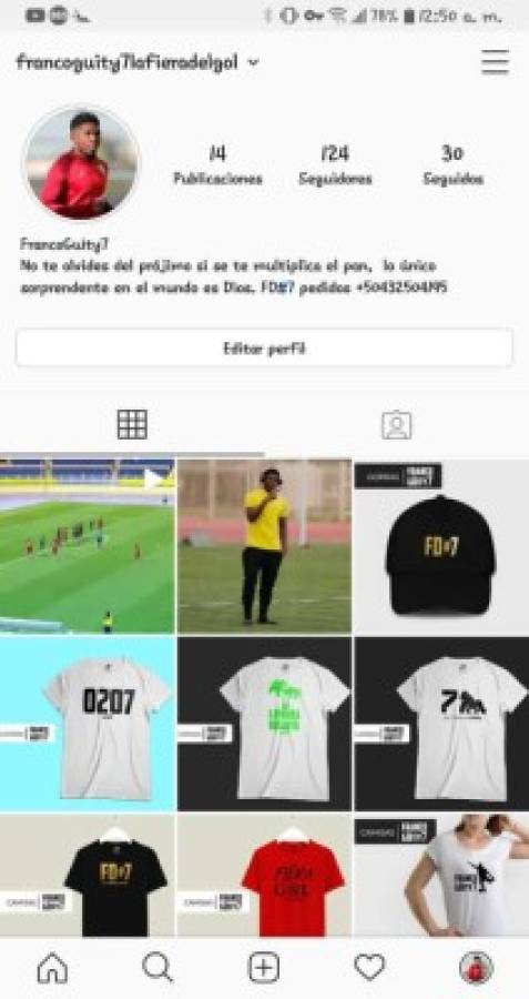 Franco Güity lanza su propia marca y línea de ropa con diseños 100% hondureños