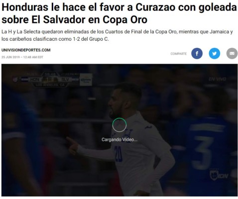 ¡Paliza! La prensa internacional y sus titulares tras la goleada de Honduras a El Salvador&nbsp;&nbsp;