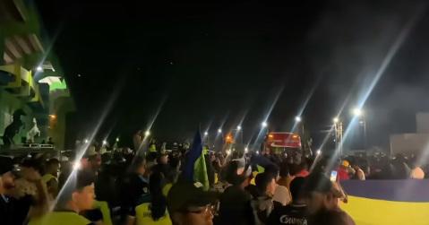 Caravana pletórica del Olancho en Juticalpa, locura por Auzmendi y el mensaje emotivo a Humberto Rivera