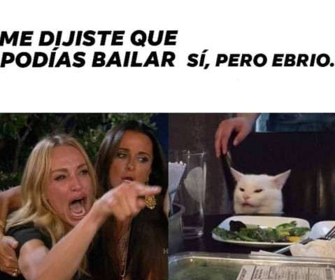 Los mejores memes del gato en la mesa y la mujer gritando, los equipos de Honduras no se salvan