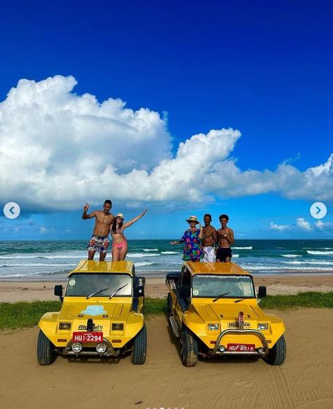 Las lujosas vacaciones del jugador del Olimpia Yan Maciel junto a la hermosa Patricia Cavalheiro en Brasil