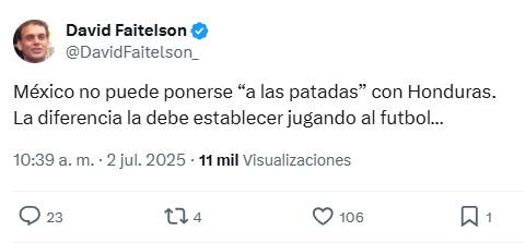 México no puede ponerse a las patadas con Honduras: Faitelson calienta las semis de Copa Oro y lo que dice la prensa