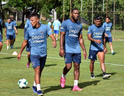 Motagua quiere dar la pelea en el torneo Apertura 2023 de la Liga Nacional. Foto DIEZ: Marvin Salgado.