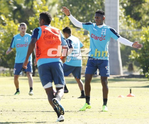 Las imágenes curiosas del entreno de Honduras en Fort Myers