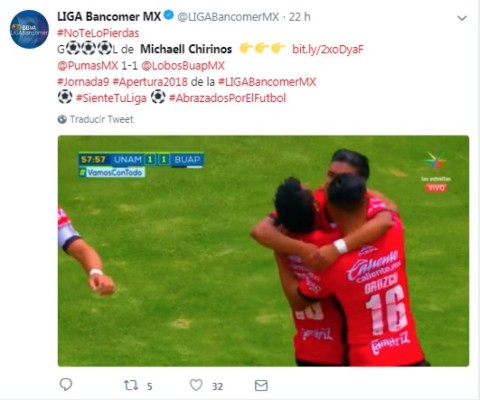 Lo que dicen los medios mexicanos tras el gol de Michaell Chirinos