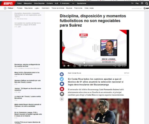 'El más parecido a Pinto, trabajador y metódico': Lo que dice la prensa tica de la llegada de Luis Fernando Suárez