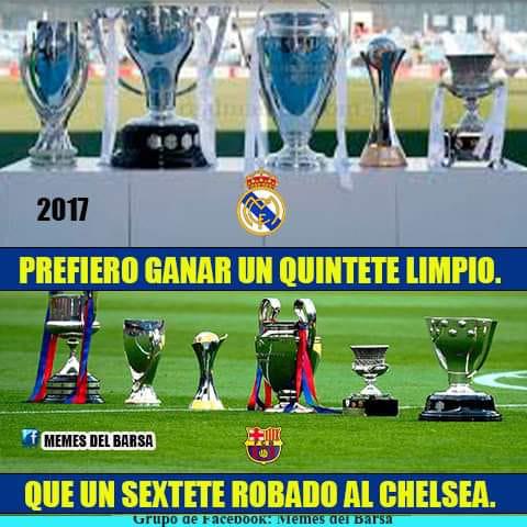 Real Madrid quedó campeón y los memes destrozan al Barcelona por el nadaplete en la temporada