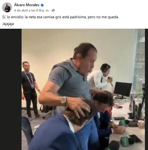 ¡Sigue la polémica! Álvaro Morales salió al cruce y se burla de Faitelson: Sí, lo envidio...