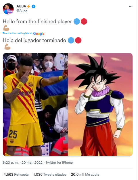 El ‘temible’ mensaje de Piqué y dardo de Aubameyang: así reaccionaron los jugadores del Barça tras golear al Real Madrid