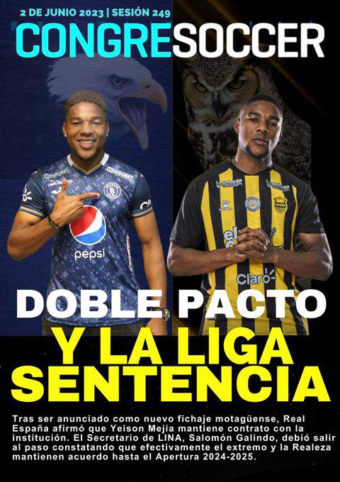 Lo que dice la prensa sobre la polémica entre Yeison Mejía, Motagua y Real España: “Siguen siendo mal asesorados”