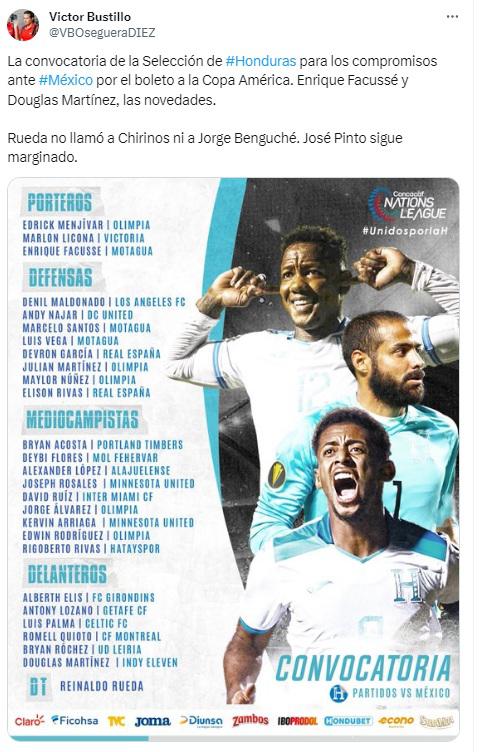 Honduras-México: Así reaccionó la prensa a la convocatoria de Reinaldo Rueda con la ausencia de Pinto y el llamado de Facussé
