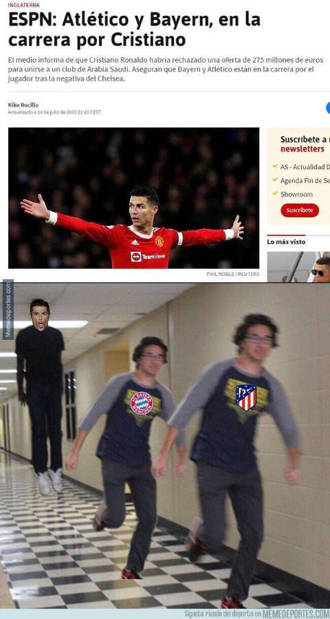 Barcelona es protagonista y Cristiano Ronaldo víctima: Los memes que está dejando el mercado de fichajes 2022