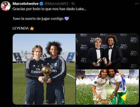 Mbappé se derrite y Marcelo muestra su tristeza tras el adiós de Modric: El corazón duele; vi de cerca lo que significa la grandeza
