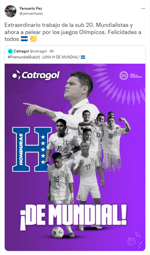 Periodistas reaccionan tras la clasificación de Honduras al Mundial de Indonesia: ‘‘Es capaz de vencer a Estados Unidos y ser campeón’’