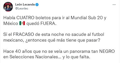 ¡Faitelson y André Marín estallan! Lo que dice la prensa de México luego del fracaso de la Sub-20: “Panorama negro y desastre en San Pedro Sula”