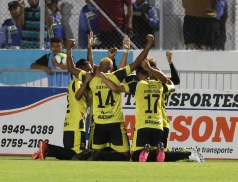 Así celebró el Génesis el gol del empate por obra de Erlin Gutiérrez.