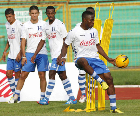 Entrenamiento selección nacional.