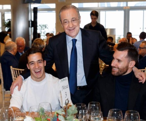 Así fue la cena de Navidad del Real Madrid: El look de Ramos y Florentino Pérez, el más cariñoso