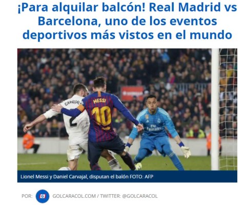 Lionel Messi se roba las portadas del clásico Real Madrid vs Barcelona en Copa del Rey&nbsp;&nbsp;