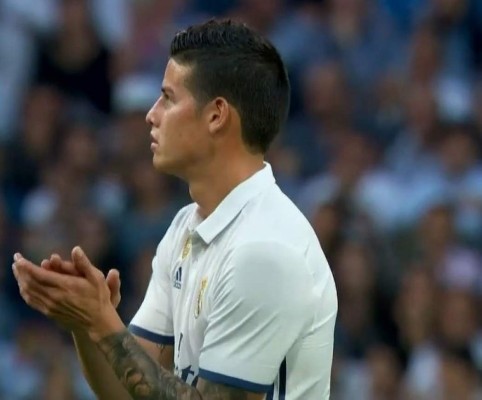 James Rodríguez se despide del Bernabéu llorando y entre aplausos