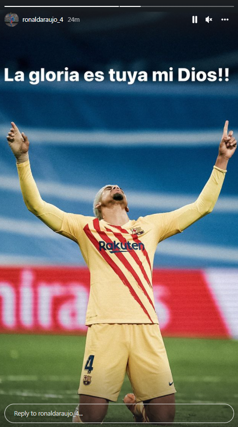 El ‘temible’ mensaje de Piqué y dardo de Aubameyang: así reaccionaron los jugadores del Barça tras golear al Real Madrid