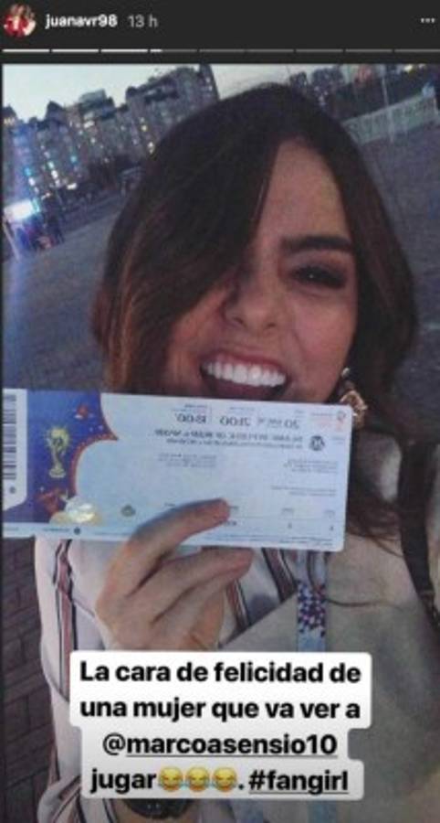 La bella hermana de James Rodríguez que se fue a Rusia para ver a Marco Asensio
