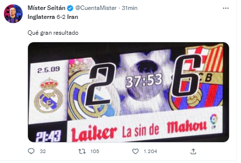 ¡Para morir de risa! Los divertidos memes que dejó la paliza de Inglaterra sobre Irán en el Mundial de Qatar