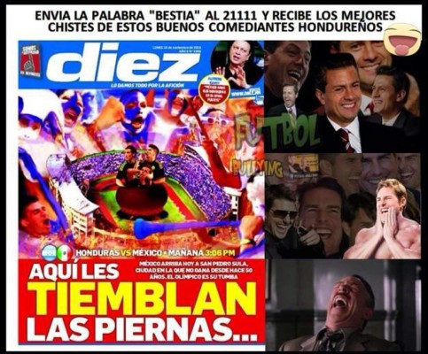 Con memes ya se calienta el Honduras-México en redes sociales