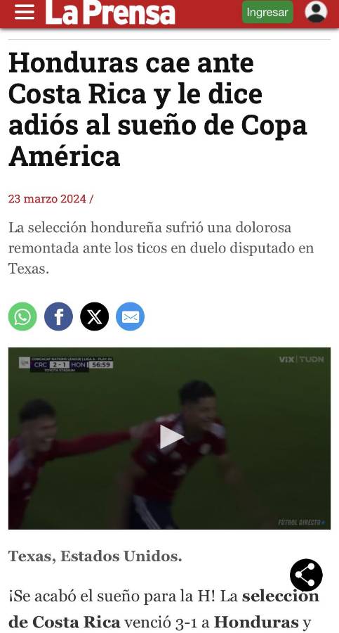 La reacción de Costly, el gran señalado de la prensa de Honduras y directivo atiza contra Rougier