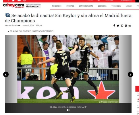 La prensa se hace sentir sobre fracaso del Real Madrid: 'Papelón', 'Luto' y 'Fracaso'