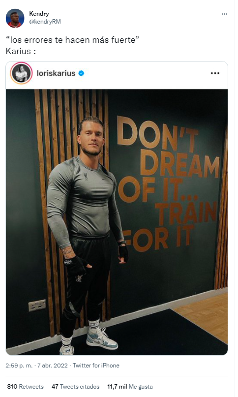 De sus errores ante Real Madrid a esto: la increíble transformación física de Karius tras ocho meses sin jugar