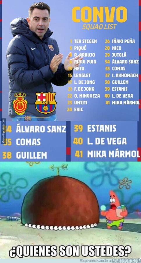 Los memes del triunfo del Barcelona ante el Mallorca con Luuk De Jong y los fichajes de protagonistas