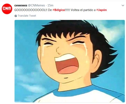 Los divertidos memes que dejó la eliminación de Japón a manos de Bélgica
